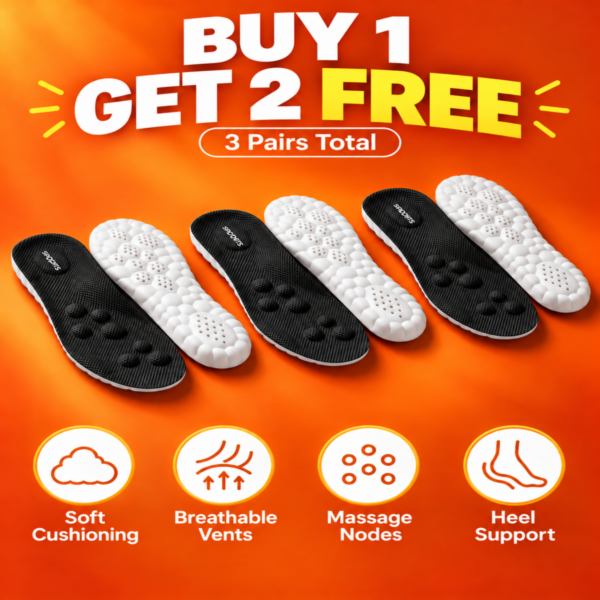 4D Cloud Insole Steppx