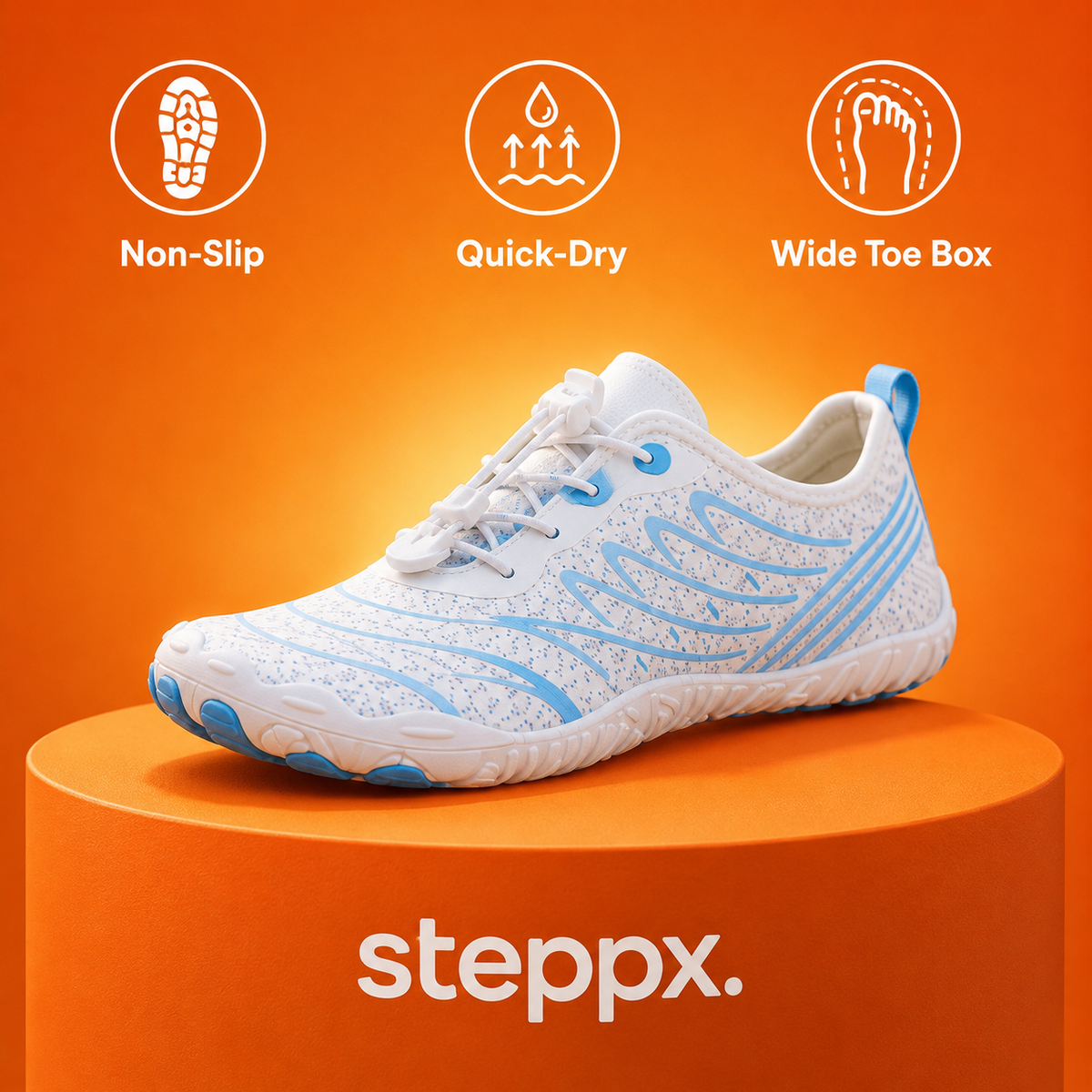 SteppX Hydro — Barefoot Water & Trail Shoes (Unisex)