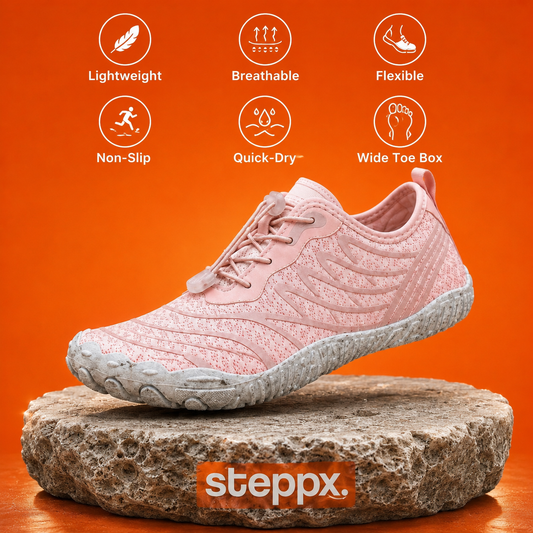 SteppX Hydro — Barefoot Water & Trail Shoes (Unisex)