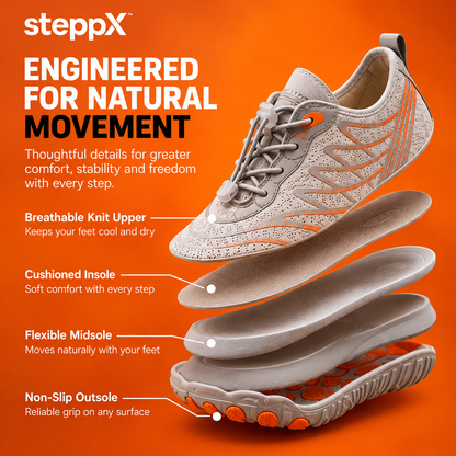 SteppX Hydro — Barefoot Water & Trail Shoes (Unisex)